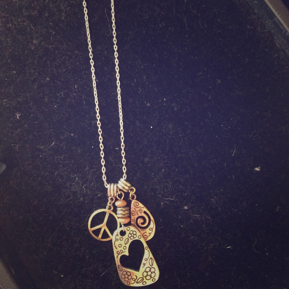 Love and peace necklace